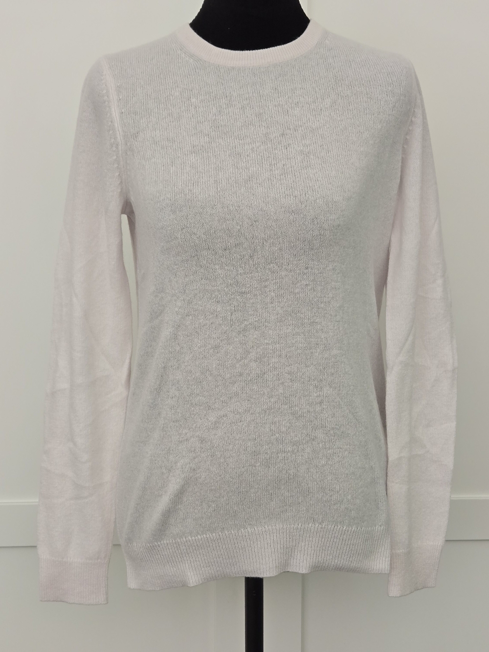 Charter Club NWT Light Pink 100% Cashmere Womens Long Sleeve Crewneck Sweater XS